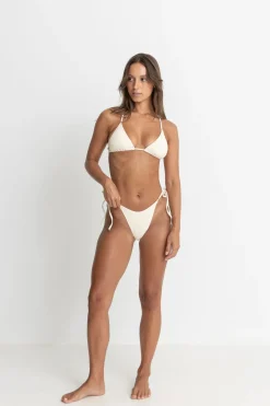 Rhythm Swim Tops*Essential Rib Slide Tri Top Creme