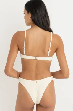 Rhythm Swim Tops*Essential Rib Underwire Top Creme
