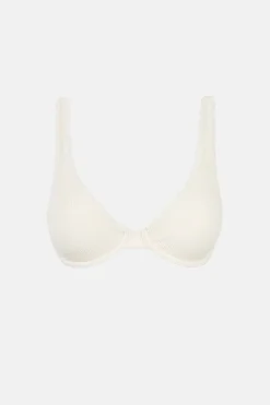 Rhythm Swim Tops*Essential Rib Underwire Top Creme