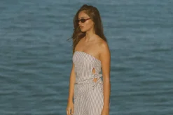 Rhythm Fashion Tops*Frankie Strapless Top Navy Stripe NavyStripe