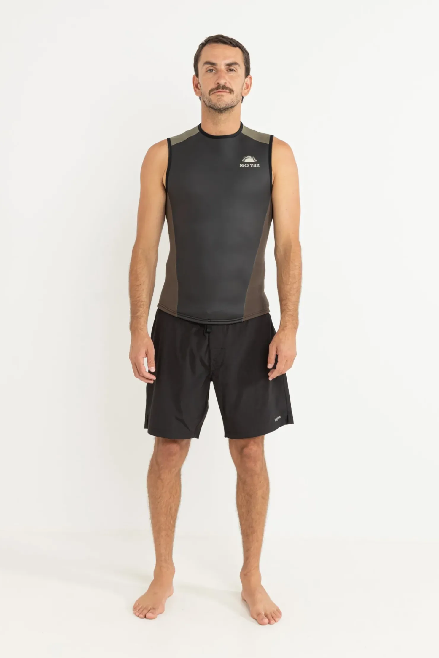Rhythm Sun & Shade|Wetsuit Tops*Heritage Wetsuit Vest Black