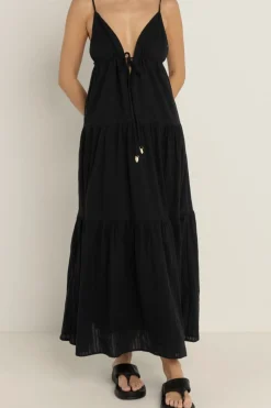 Rhythm Dresses*Jaci Maxi Dress Black
