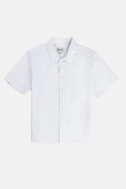 Rhythm Woven Shirts*Jesse Pleat Ss Shirt White