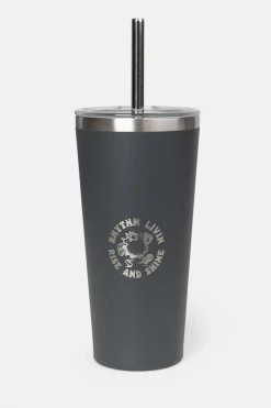 Rhythm Drinkware*Pargo Rise & Shine 590ml Cup BBQ Charcoal