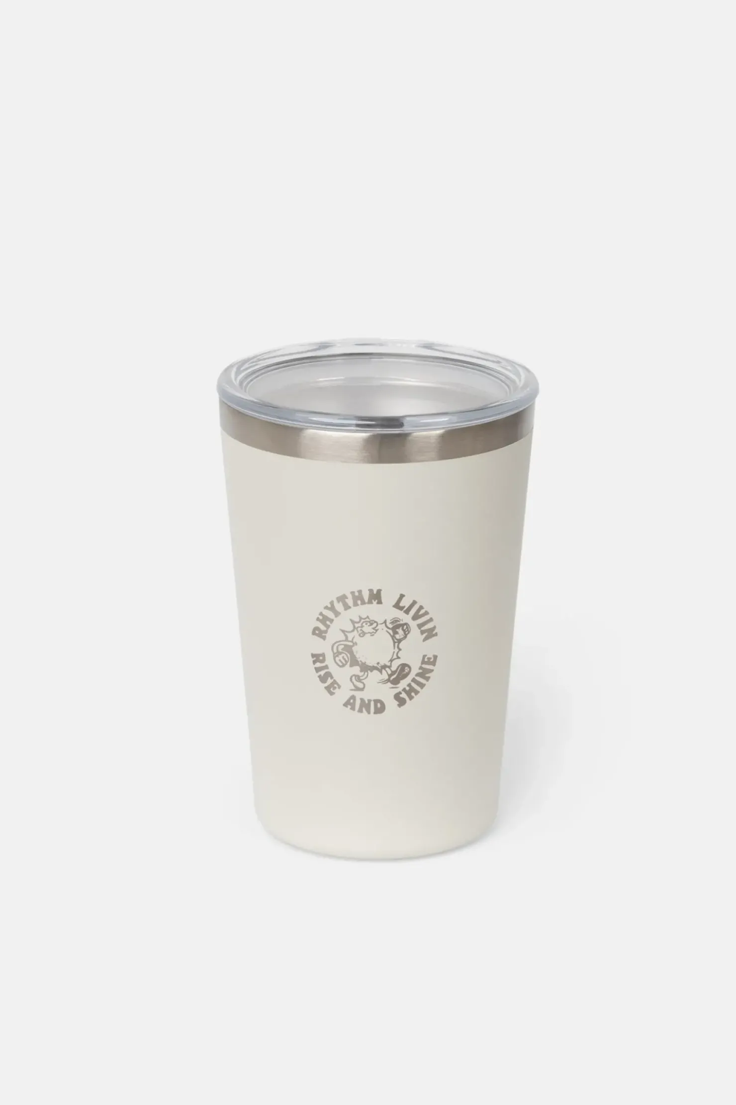 Rhythm Drinkware*Pargo Rise & Shine 355ml Cup Bone White