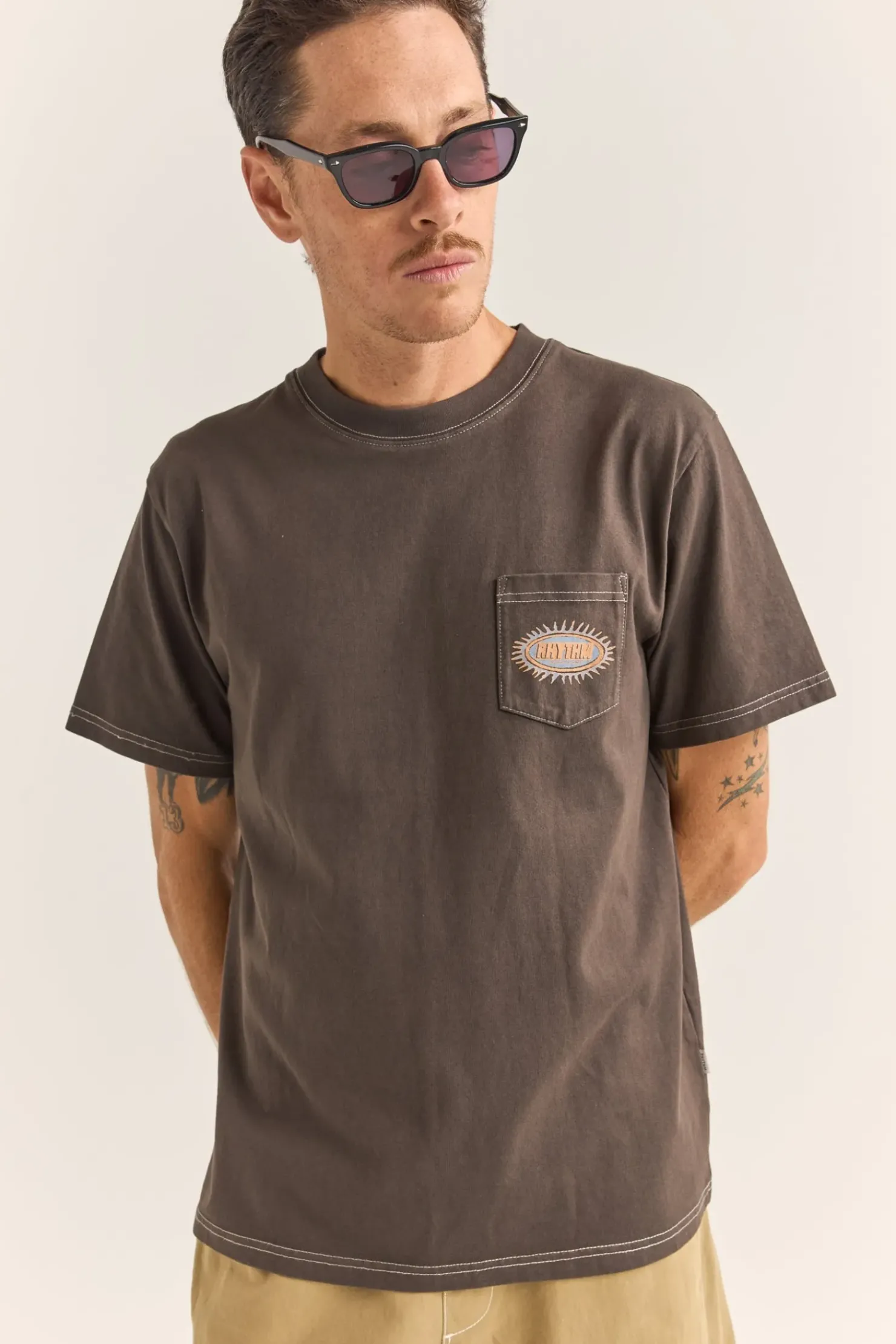 Rhythm T-shirts*Rays Vintage Ss T-Shirt Vintage Black VintageBlack