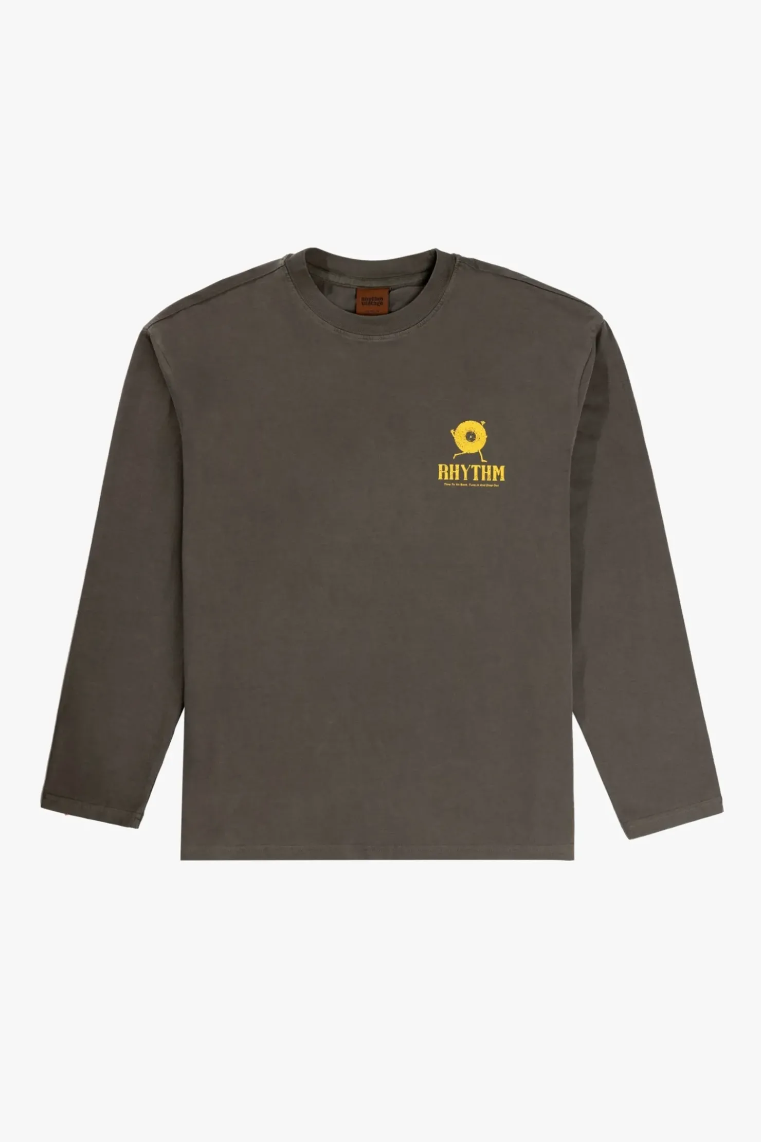 Rhythm T-shirts*Record Vintage Ls T-Shirt Vinatge Black VinatgeBlack