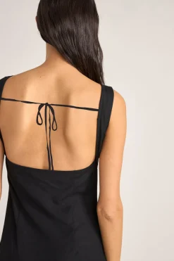 Rhythm Dresses*Roselle Tie Back Mini Dress Black