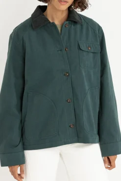 Rhythm Jackets*Rowan Barn Jacket Forest Green