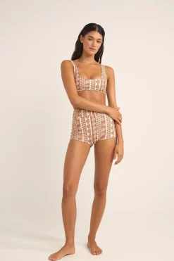 Rhythm Swim Tops*Seafarer Crop Top Brown