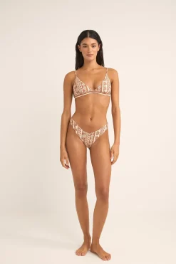 Rhythm Swim Bottoms*Seafarer Hi Cut Pant Brown