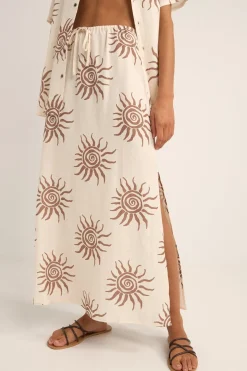 Rhythm Skirts*Seafarer Maxi Skirt Brown