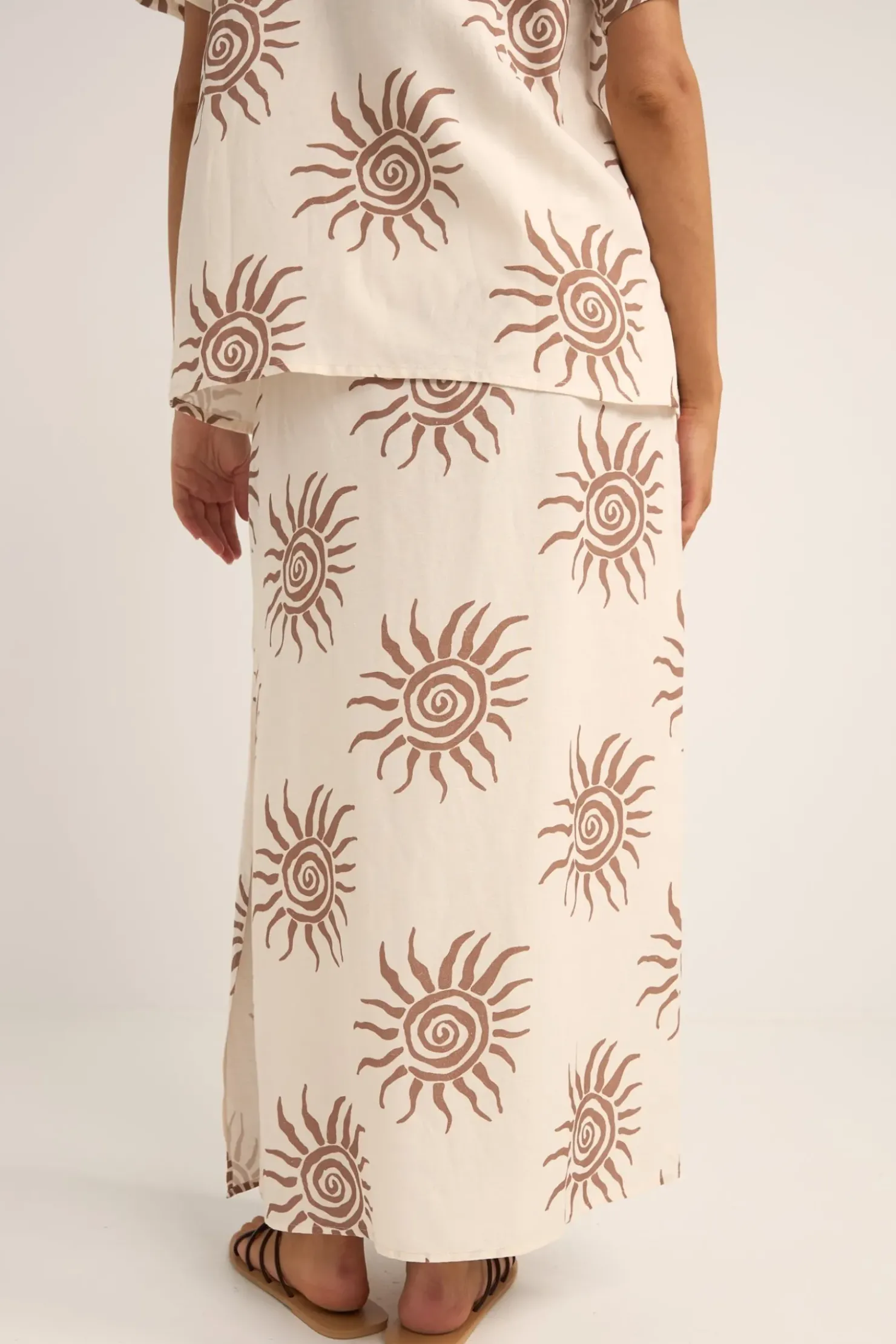 Rhythm Skirts*Seafarer Maxi Skirt Brown