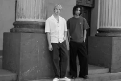 Rhythm Woven Shirts*Stripe Exchange Relaxed Ss Shirt Brown