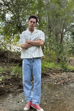 Rhythm Pants*Subtle Distress Jean Blue