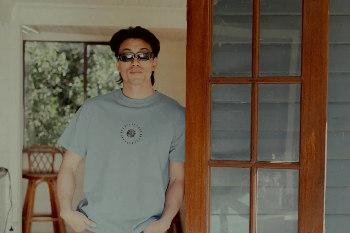 Rhythm T-shirts*Sun Beams Vintage Ss T-Shirt Dusk