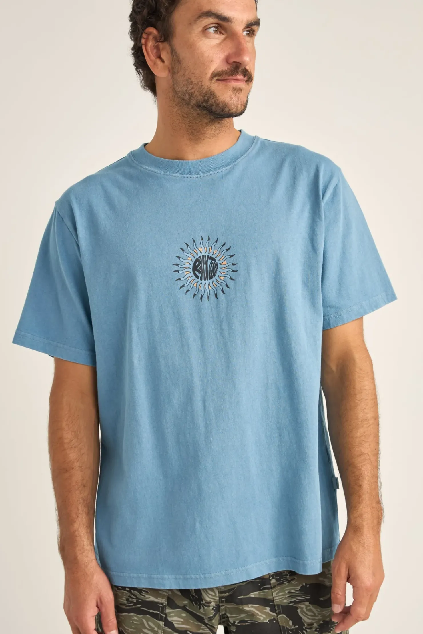 Rhythm T-shirts*Sun Beams Vintage Ss T-Shirt Dusk