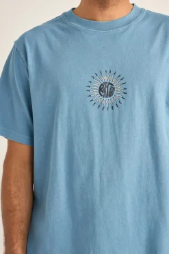 Rhythm T-shirts*Sun Beams Vintage Ss T-Shirt Dusk