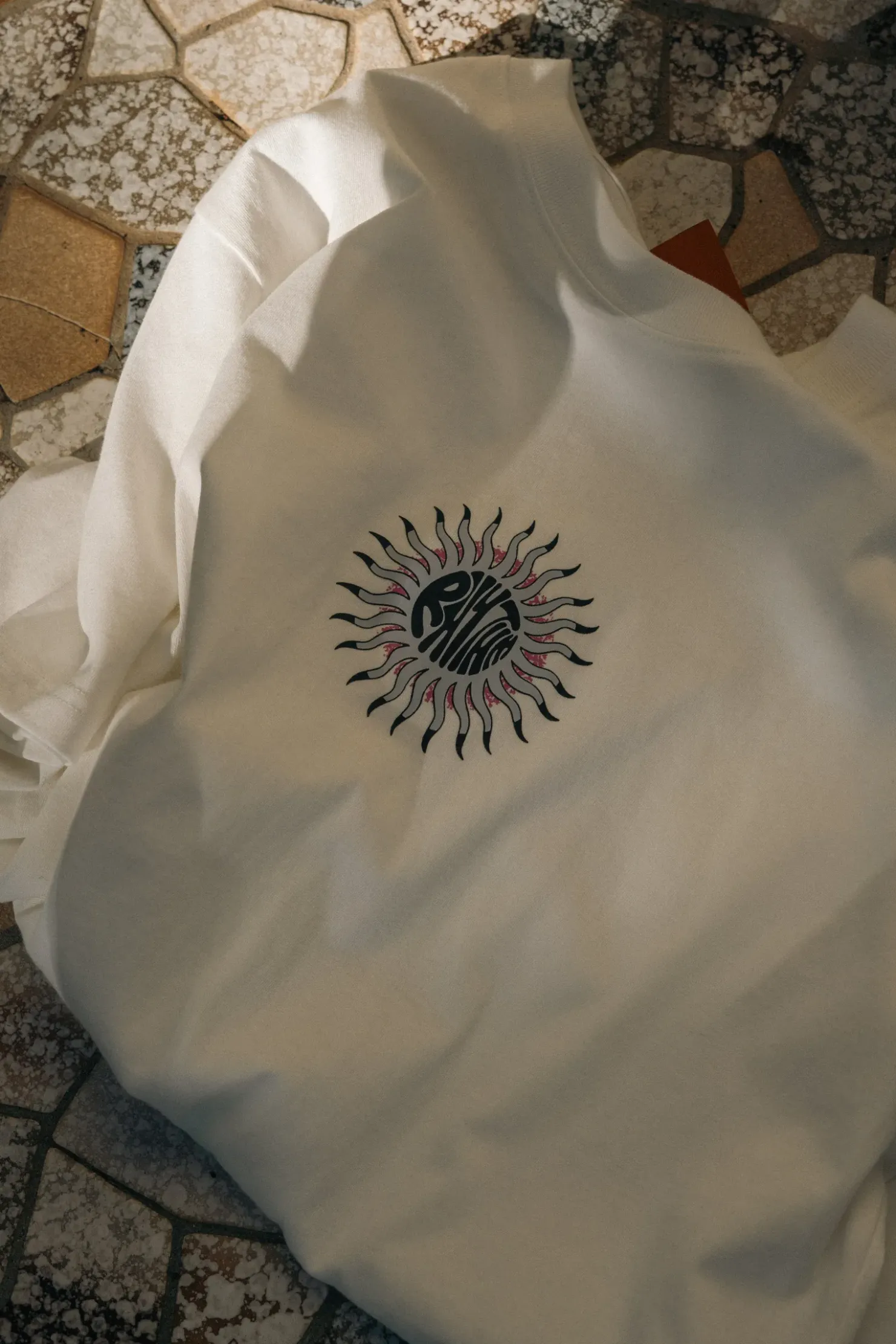 Rhythm T-shirts*Sun Beams Vintage Ss T-Shirt Vintage White VintageWhite