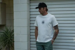 Rhythm T-shirts*Sun Beams Vintage Ss T-Shirt Vintage White VintageWhite