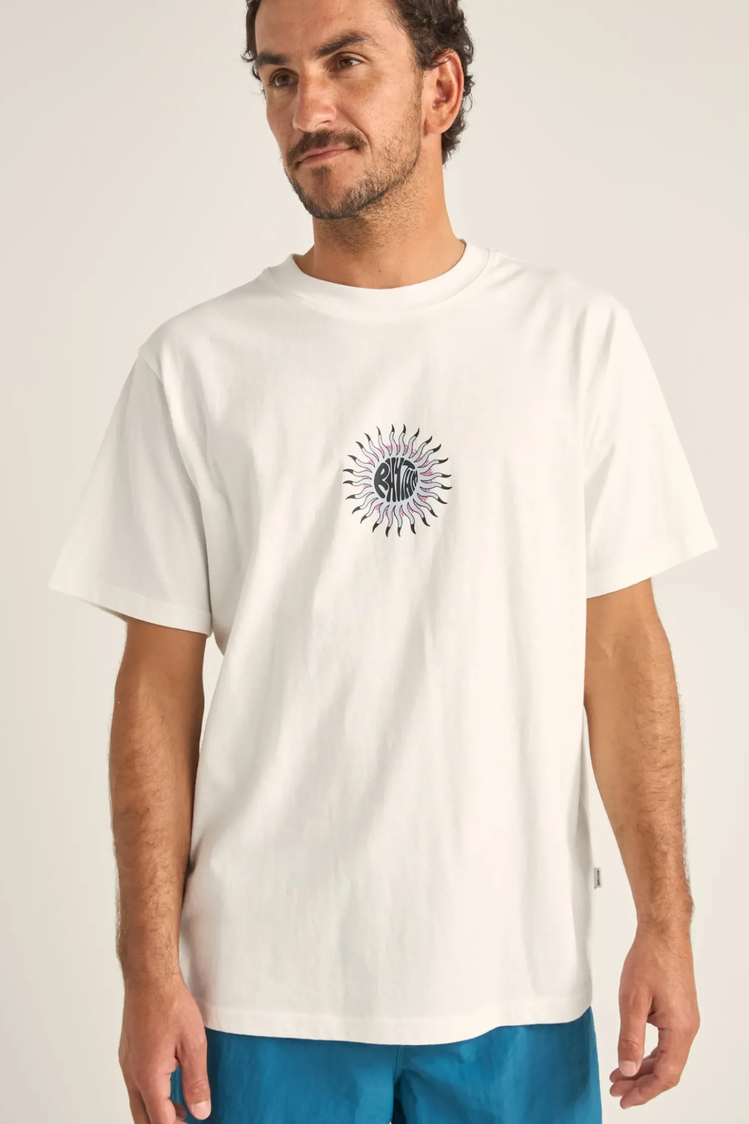 Rhythm T-shirts*Sun Beams Vintage Ss T-Shirt Vintage White VintageWhite