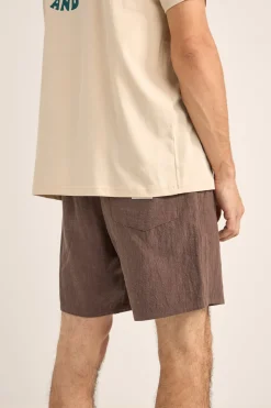Rhythm Shorts*Textured Linen Jam Silt