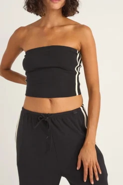 Rhythm Fashion Tops*Track Bandeau Top Black