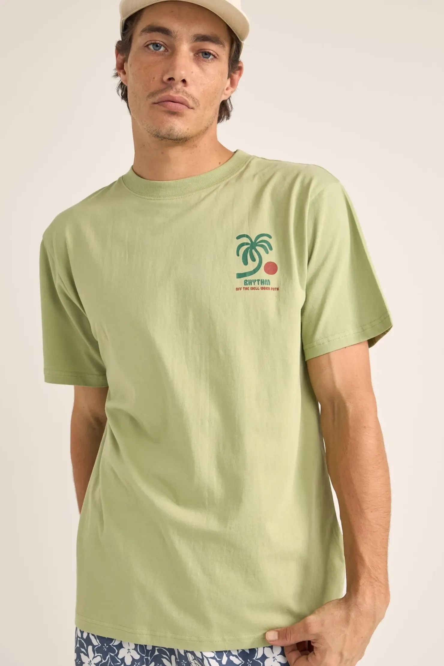 Rhythm T-shirts*Trees Ss T-Shirt Pistachio