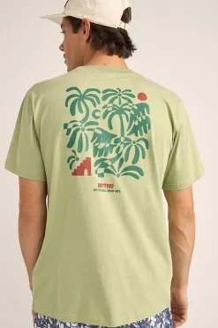 Rhythm T-shirts*Trees Ss T-Shirt Pistachio