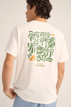 Rhythm T-shirts*Trees Ss T-Shirt Vintage White VintageWhite