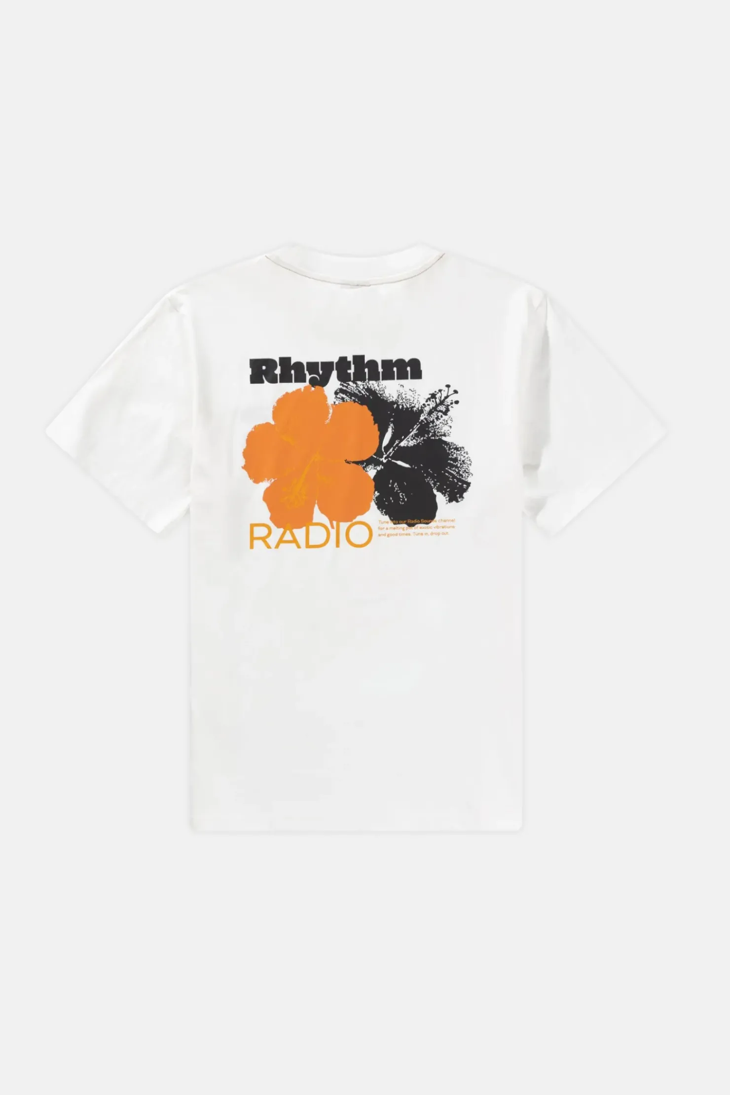Rhythm T-shirts*Tropic Radio Vintage Ss T-Shirt White