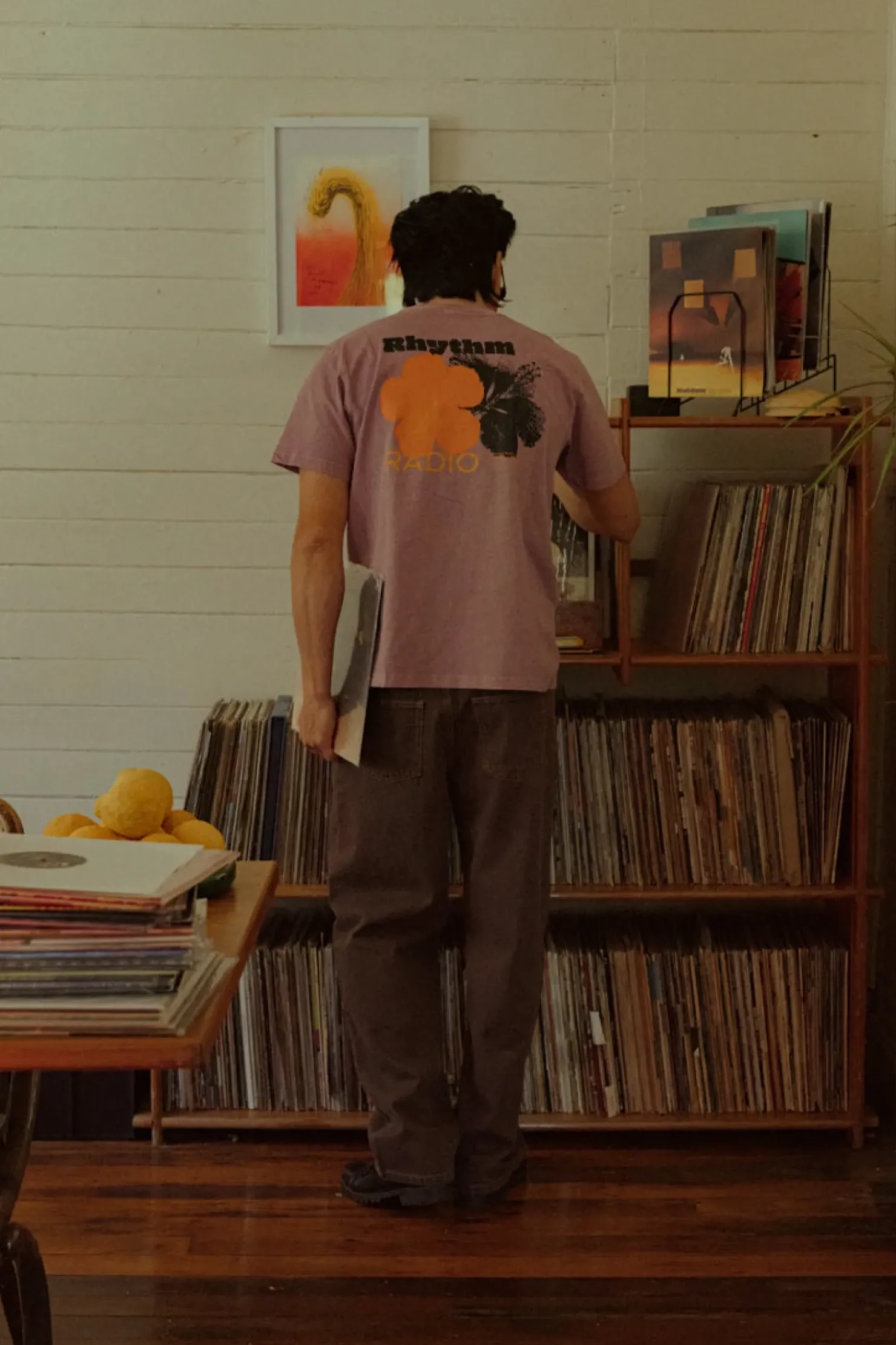 Rhythm T-shirts*Tropic Radio Vintage Ss T-Shirt Grape