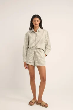 Rhythm Shorts*Valley Stripe Short Ivy