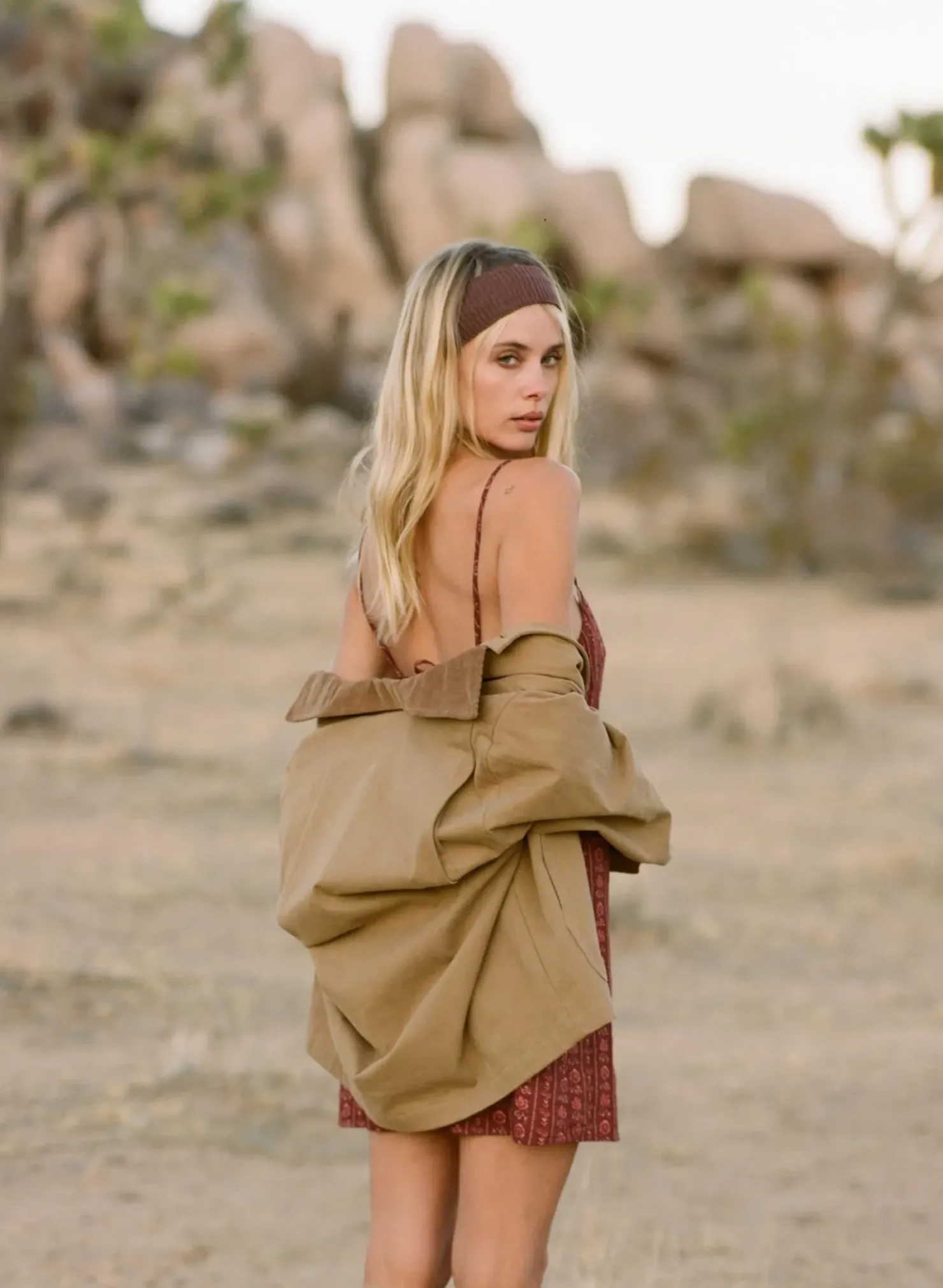 Rhythm Dresses*Vintage Floral Mini Dress Burgundy