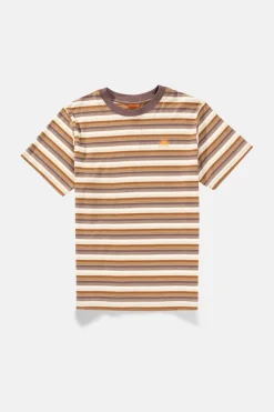 Rhythm T-shirts*Vintage Stripe SS T-Shirt Cedar