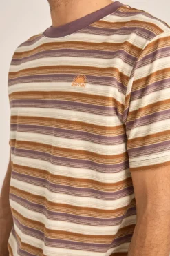 Rhythm T-shirts*Vintage Stripe SS T-Shirt Cedar