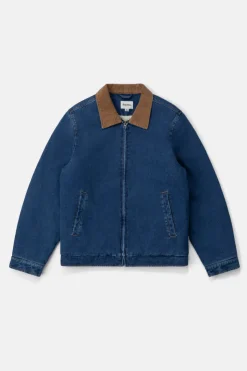 Rhythm Jackets*Washed Denim James Jacket Blue Wash BlueWash