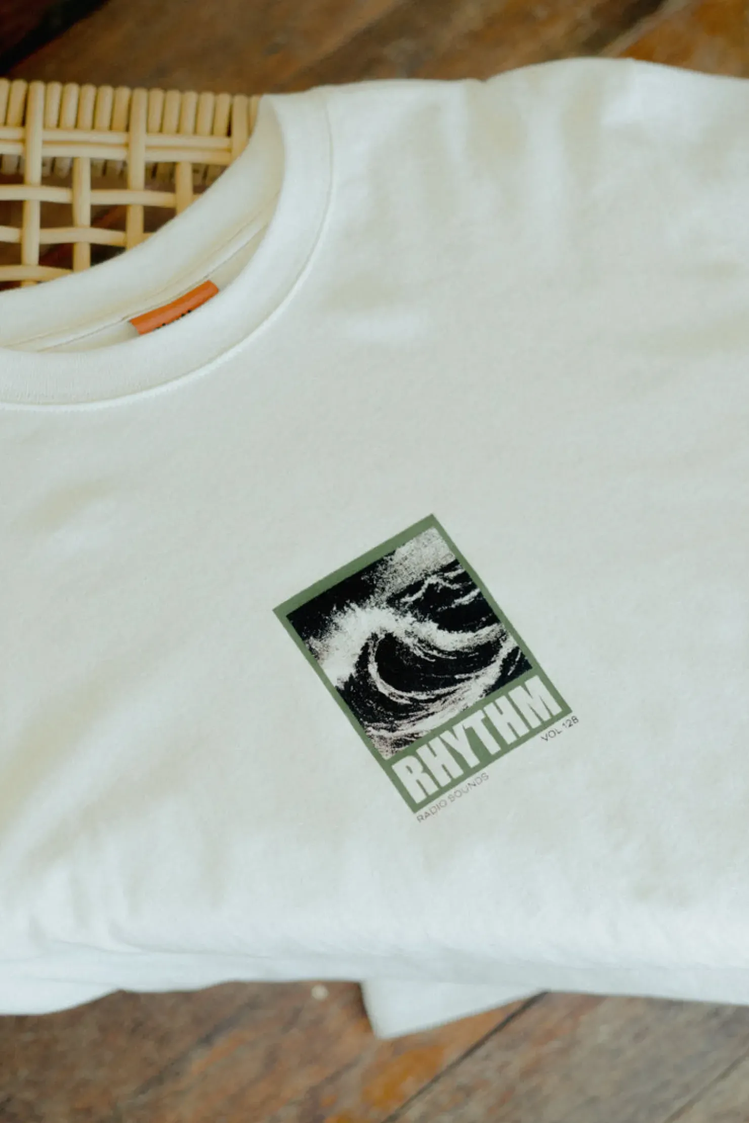 Rhythm T-shirts*Wild Waves Vintage Ss T-Shirt Vintage White VintageWhite