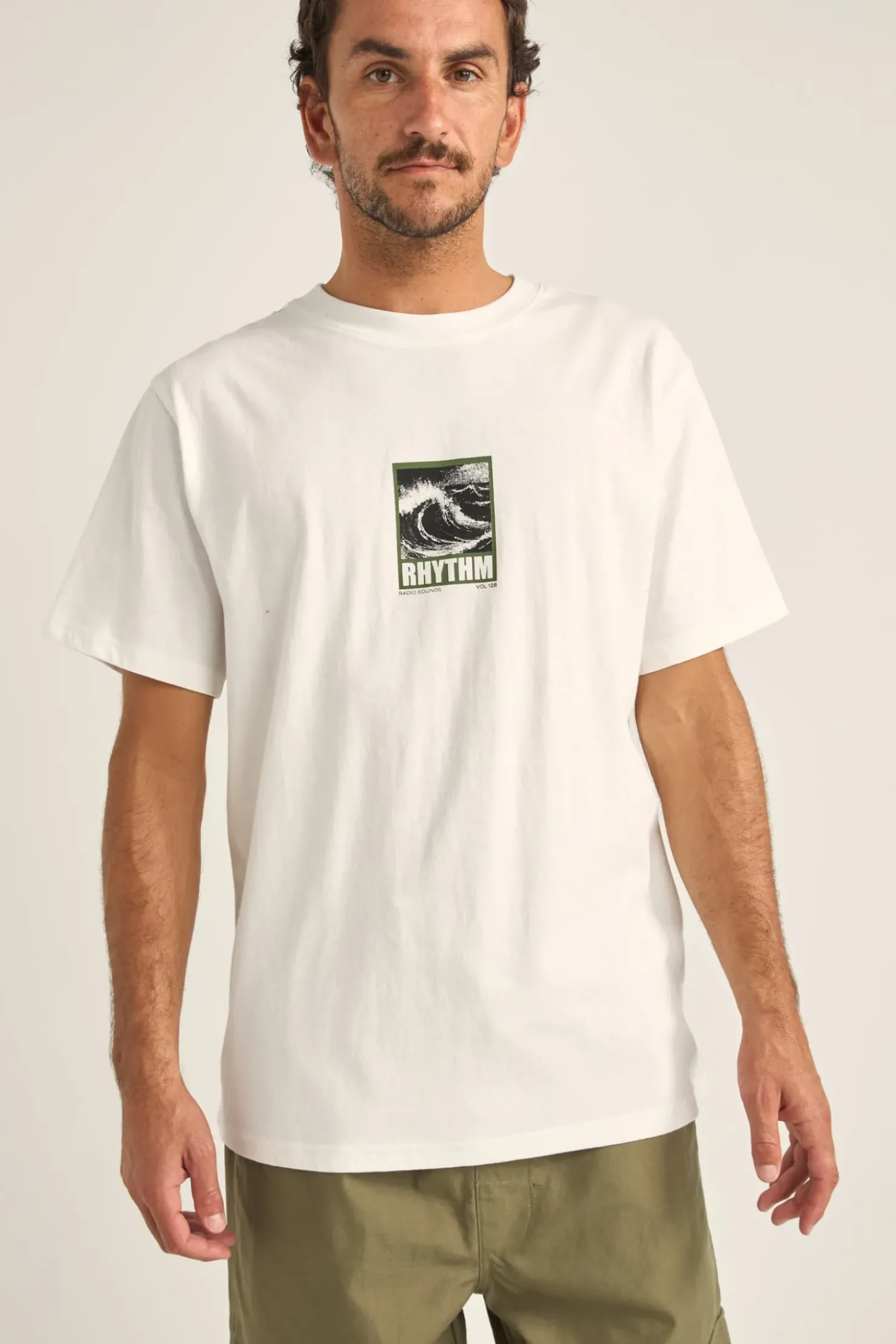 Rhythm T-shirts*Wild Waves Vintage Ss T-Shirt Vintage White VintageWhite