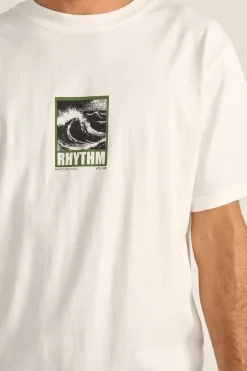 Rhythm T-shirts*Wild Waves Vintage Ss T-Shirt Vintage White VintageWhite