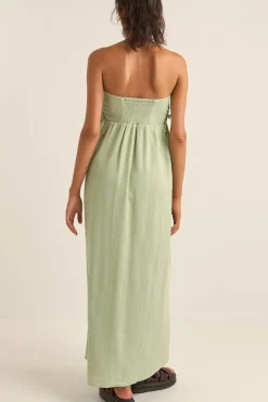 Rhythm Dresses*Zali Tie Side Maxi Dress Sage